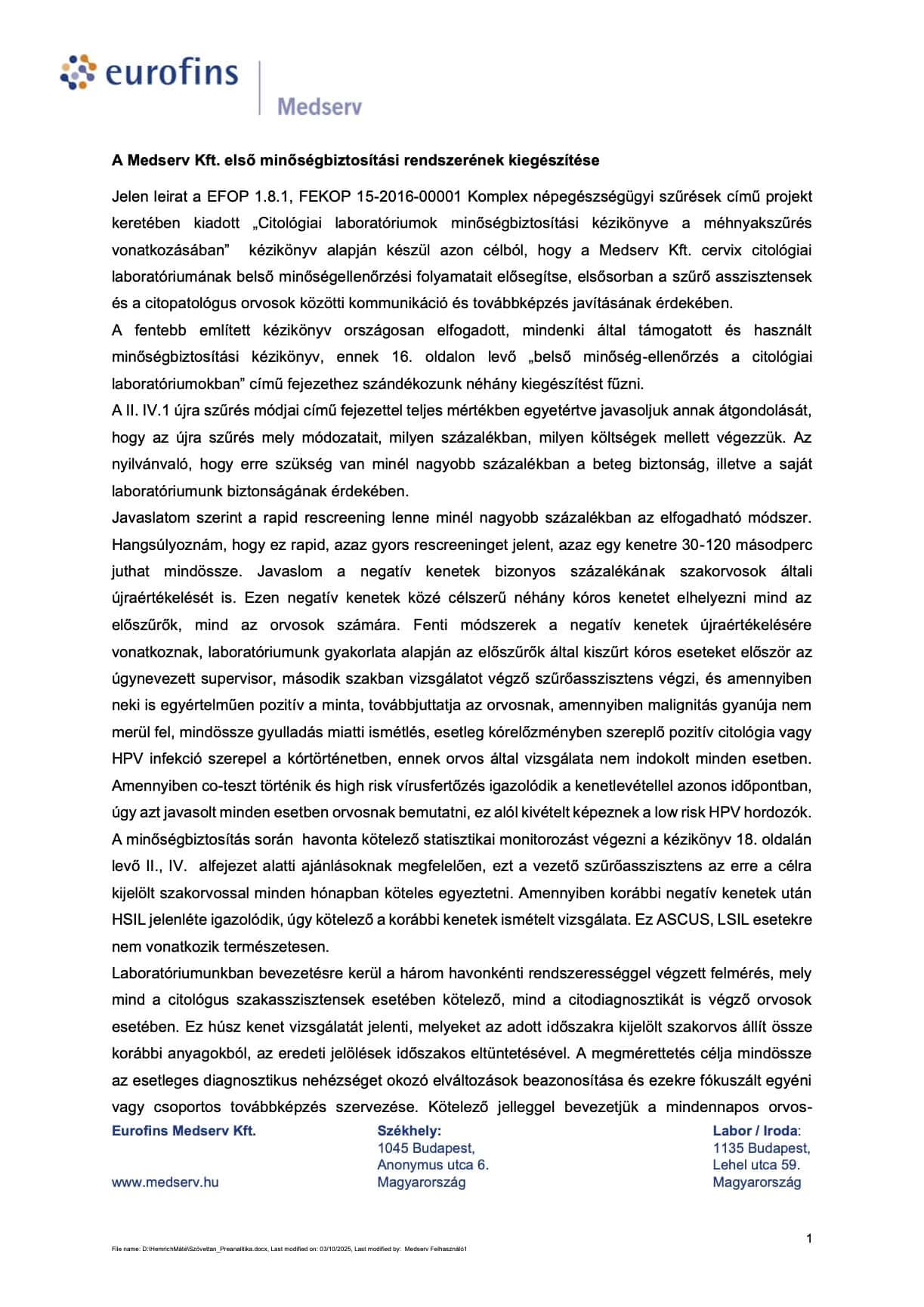 Szövettani preanalitika